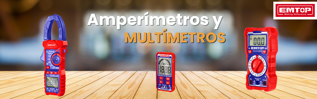 Amperímetros y Multímetros