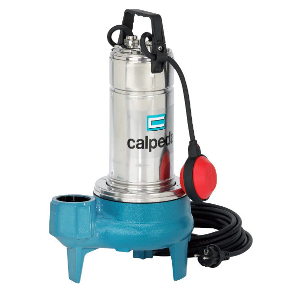 Bomba de Agua Eyectora para Drenaje Serie GQS de 0.75 a 2 Hp, Calpeda