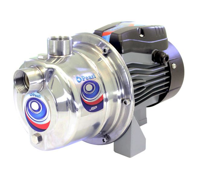 Bomba de Agua Jet Autocebante en Acero Inoxidable de 0.5 a 1 Hp, Pearl