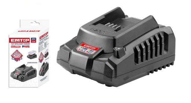Cargador Industrial Rápido de Batería de 2 A, EMPTOP