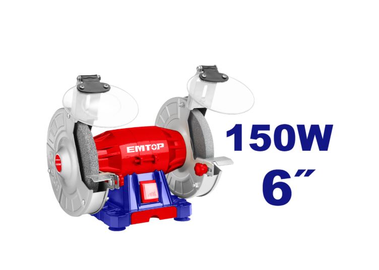 Esmeril de Banco de 6" con 150 W, EMTOP