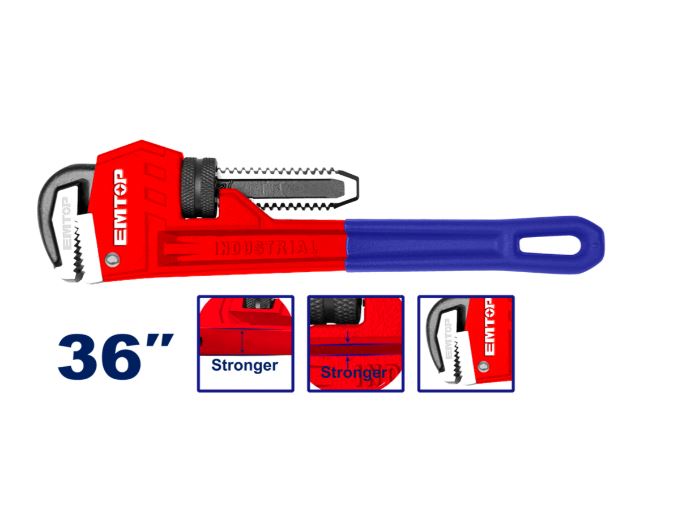 Llave para Tubo Industrial de 36" y 48", EMTOP