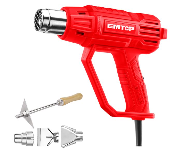 Pistola Industrial de Calor con 2000 W, EMTOP