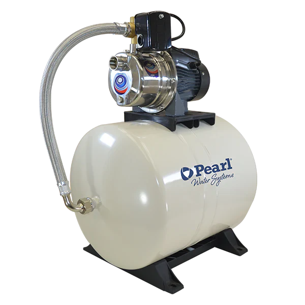 Equipo Hidroneumático con Bomba Tipo Jet en Acero Inox y Tanque de Membrana Intercambiable de 0.5 Hp, Pearl