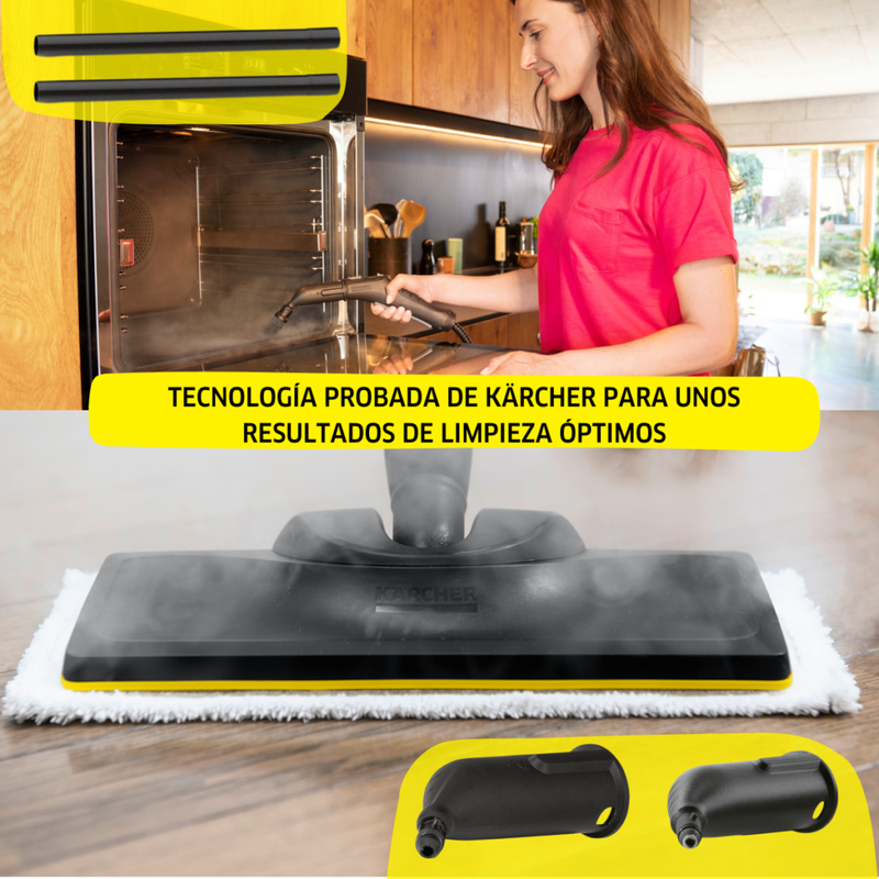 Limpiadora a Vapor sin Detergentes Modelo SC4, Karcher