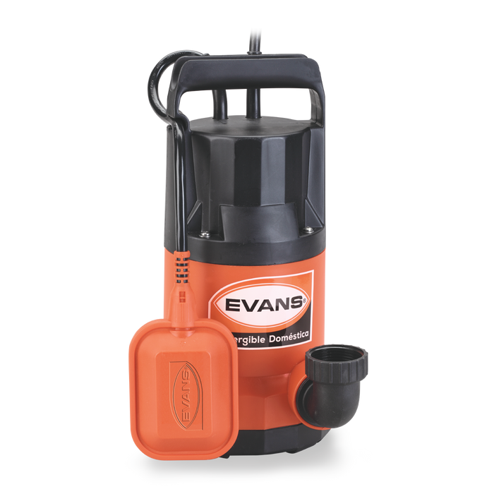 Bomba de Agua Eyectora para Aguas Limpias de 0.5 Hp, Evans