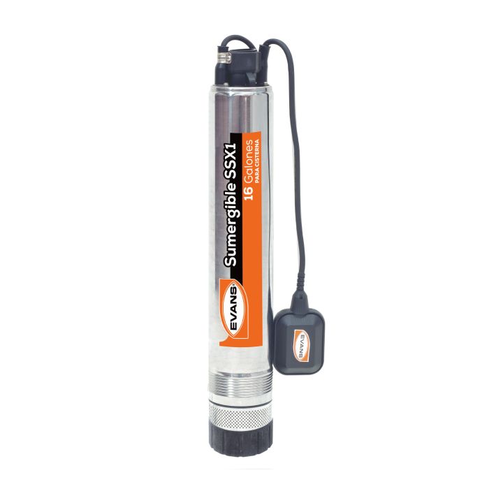 Bomba de Agua Tipo Lapicero en Acero Inox de 0.5 a 2 Hp, Evans