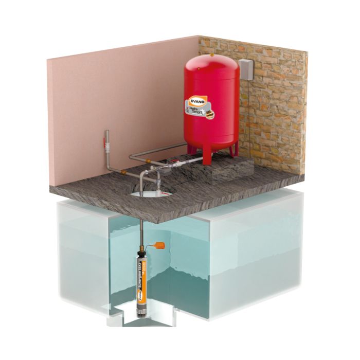 Bomba de Agua Tipo Lapicero en Acero Inox de 0.5 a 2 Hp, Evans
