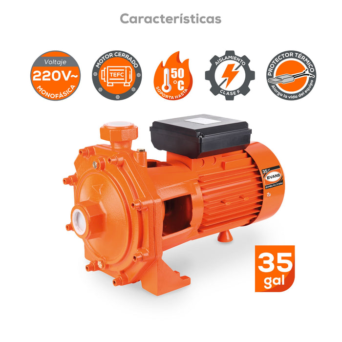 Bomba de Agua Multietapas de 3 a 5 Hp, Evans