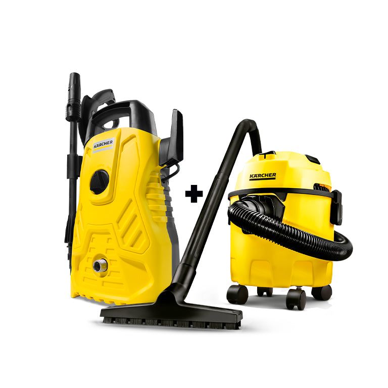 Combo Aspiradora WDL 1 + Hidrolavadora K Compact, Karcher