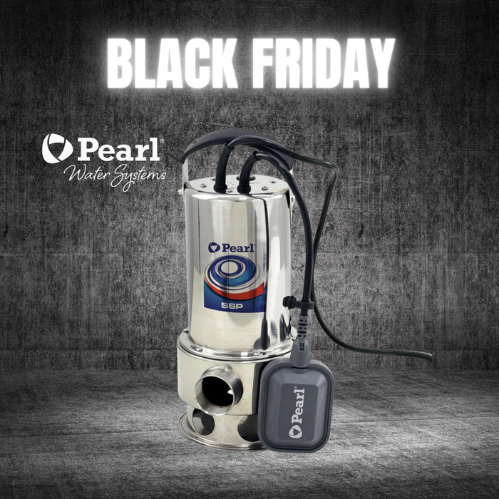 Bomba de Agua Eyectora para Drenaje en Acero Inoxidable Serie SSP de 0.5 a 1 Hp, Pearl