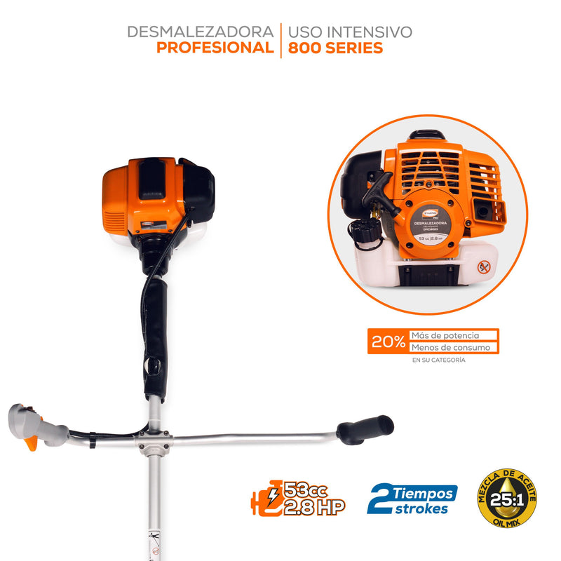 Desmalezadora para uso Intensivo Motor 2T, Evans