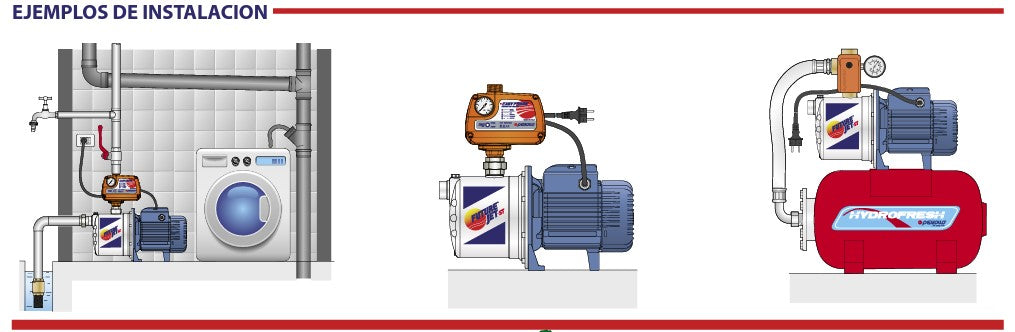 Bomba de Agua Jet Autocebante Inox Serie Future de 0.65 a 1.5 Hp, Pedrollo