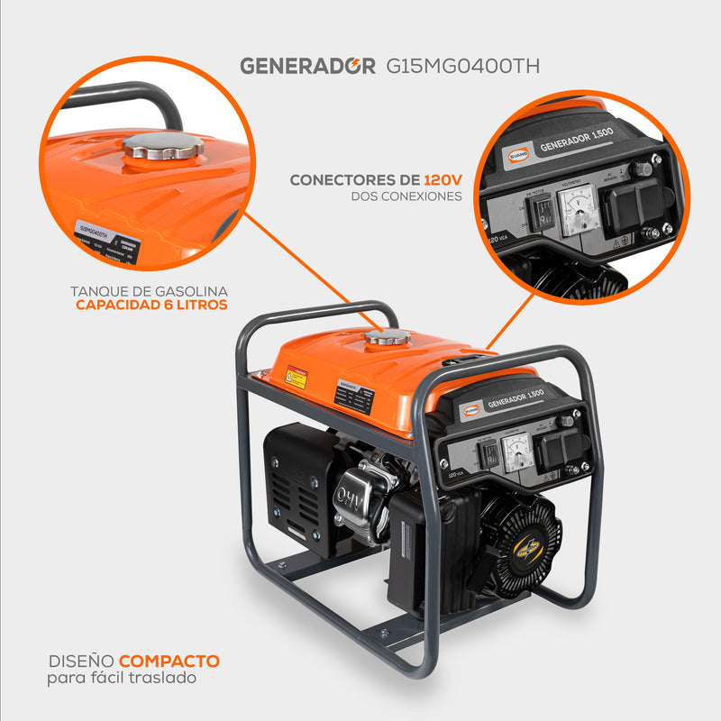 Planta Eléctrica Inverter de 1500 W, Evans