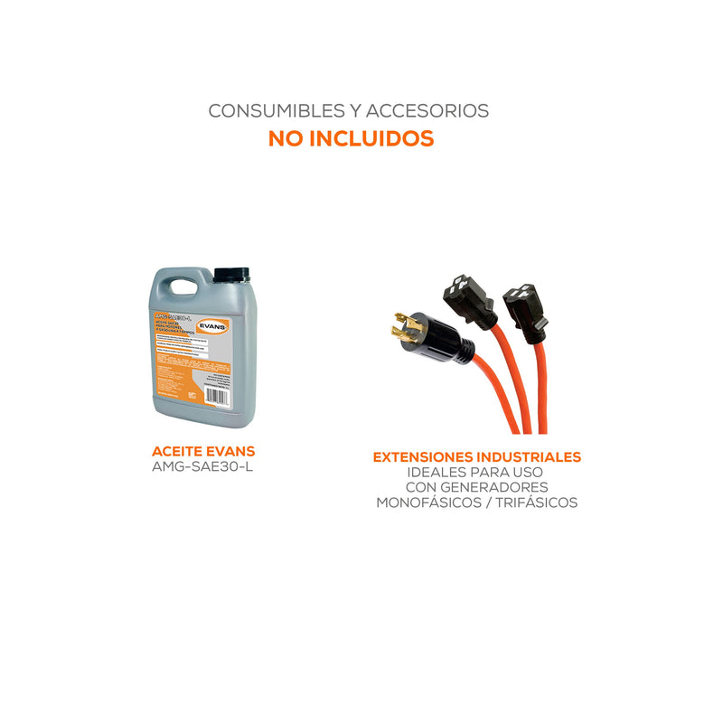 Planta Eléctrica Inverter de 1500 W, Evans