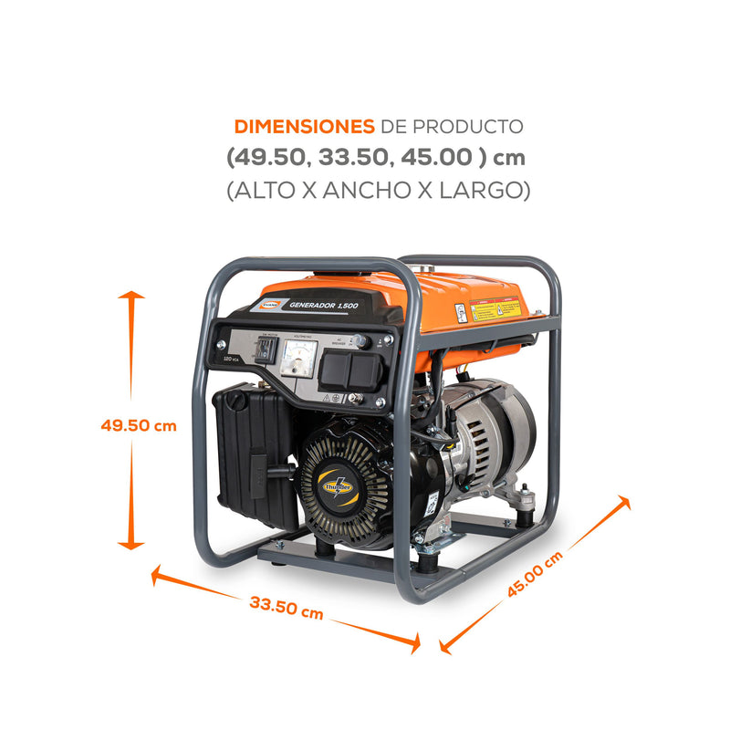 Planta Eléctrica Inverter de 1500 W, Evans