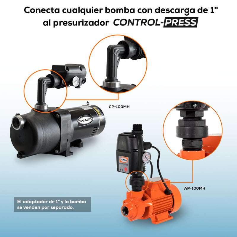 Presurizador Control-Press de 1 Hp, Evans