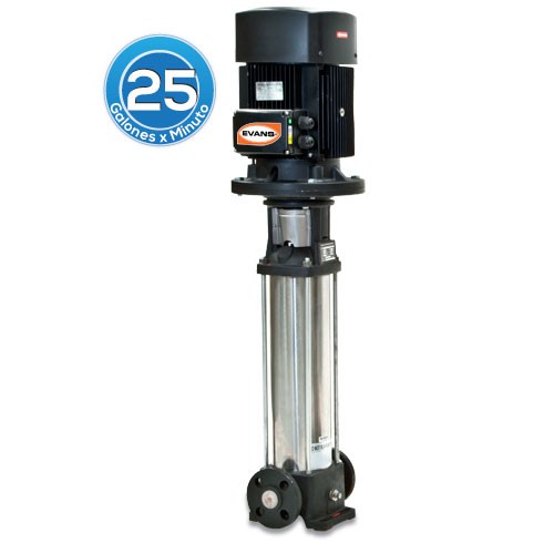 Bomba de Agua Multietapas Vertical en Acero Inox de 3 a 10 Hp, Evans