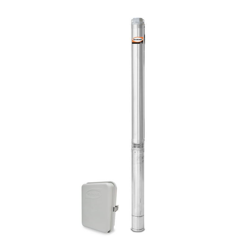 Bomba de Agua Sumergible Tipo Lapicero 4" de 40 GPM, Evans