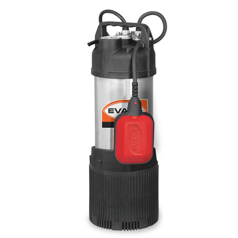 Bomba de Agua Eyectora para Aguas Limpias en Acero Inox de 1 Hp, Evans