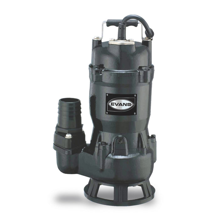 Bomba de Agua Eyectora para Aguas Sucias de 1 Hp, Evans