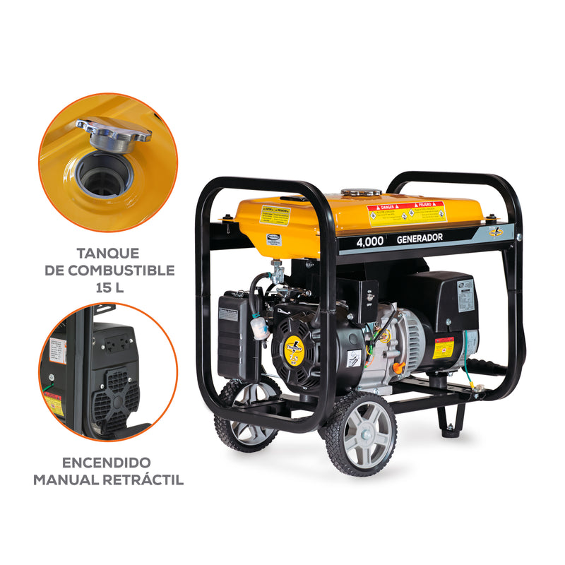 Planta Eléctrica Inverter de 4000 W, Evans