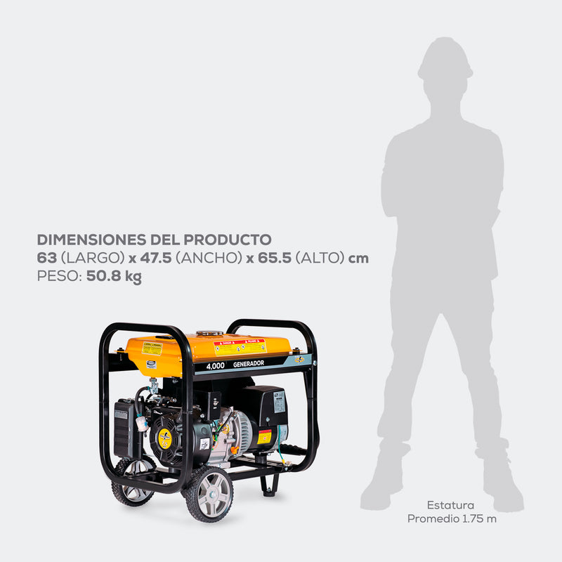 Planta Eléctrica Inverter de 4000 W, Evans