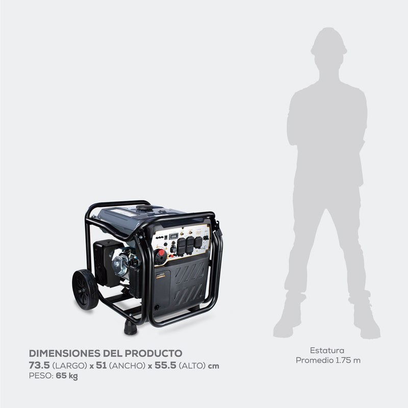 Planta Eléctrica Inverter de 9000 W, Evans