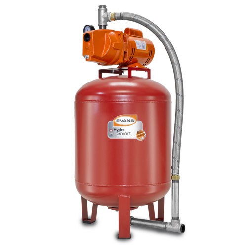 Equipo Hidroneumático con Bomba Jet de 1 Hp y Tanque Vertital de 90 Litros, Evans