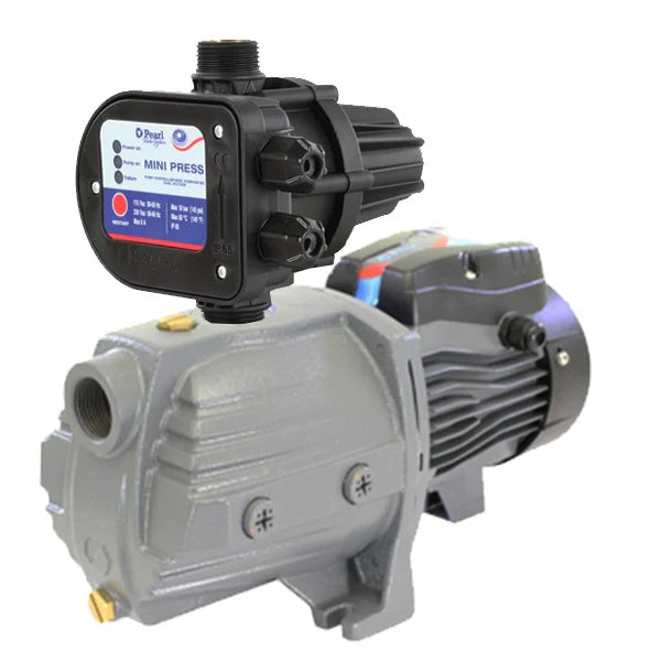 Presurizador Electrónico de Agua con Bomba Jet Autocebante de 0.5 a 1 Hp, Pearl