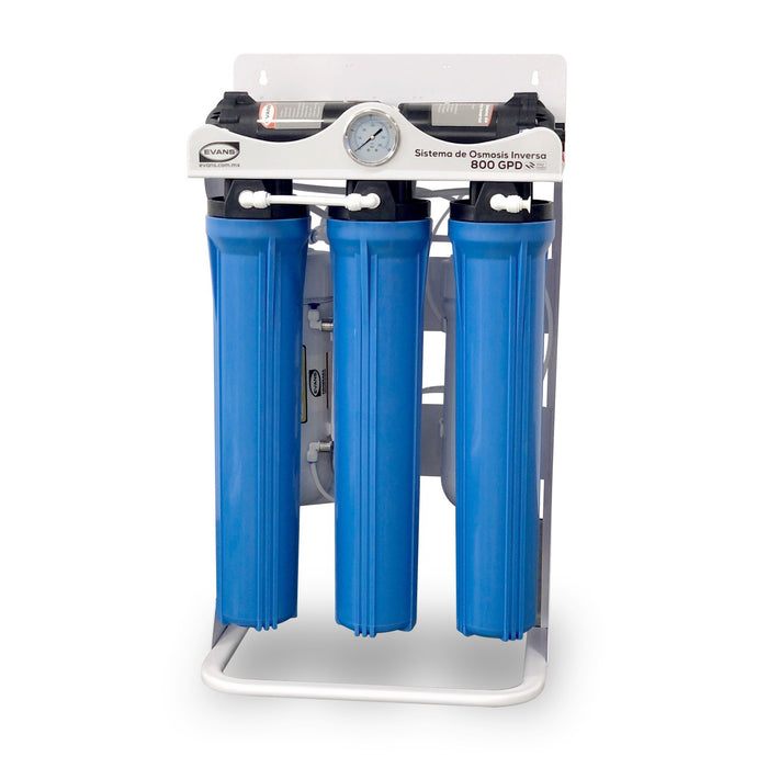 Sistema de Filtración de Ósmosis Inversa 800 Galones, Evans