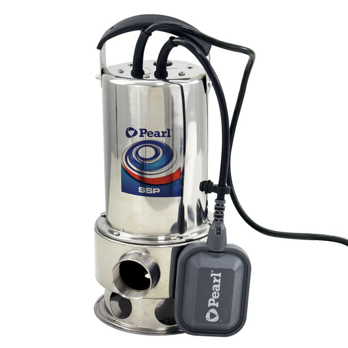 Bomba de Agua Eyectora para Drenaje en Acero Inoxidable Serie SSP de 0.5 a 1 Hp, Pearl