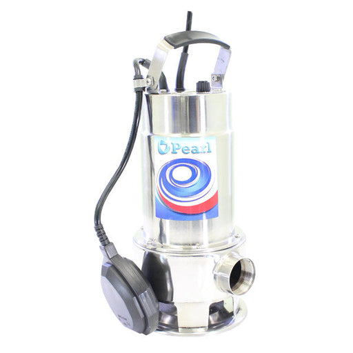 Bomba de Agua de Drenaje Aguas Sucias en Acero Inoxidable 1 Hp, 110/220V, Pearl 1