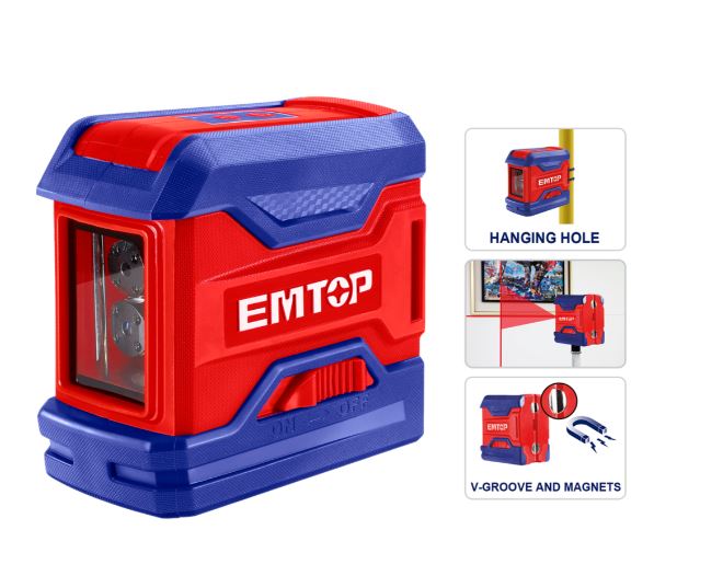 Nivel Laser Autonivelante 15m Rojo No Incluye Tripode, EMTOP. — Pump Stop  Online Ecuador
